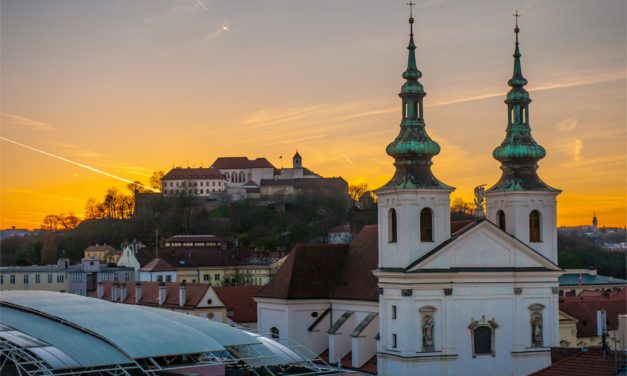 Svatý Valentýn ve věži Staré radnice v Brně