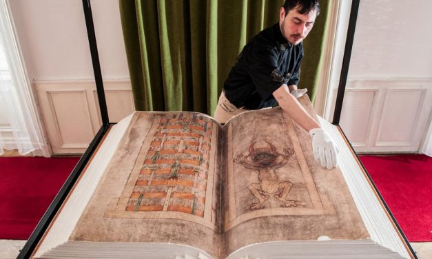 Codex Gigas ve Velehradském muzeu sv. Cyrila a Metoděje