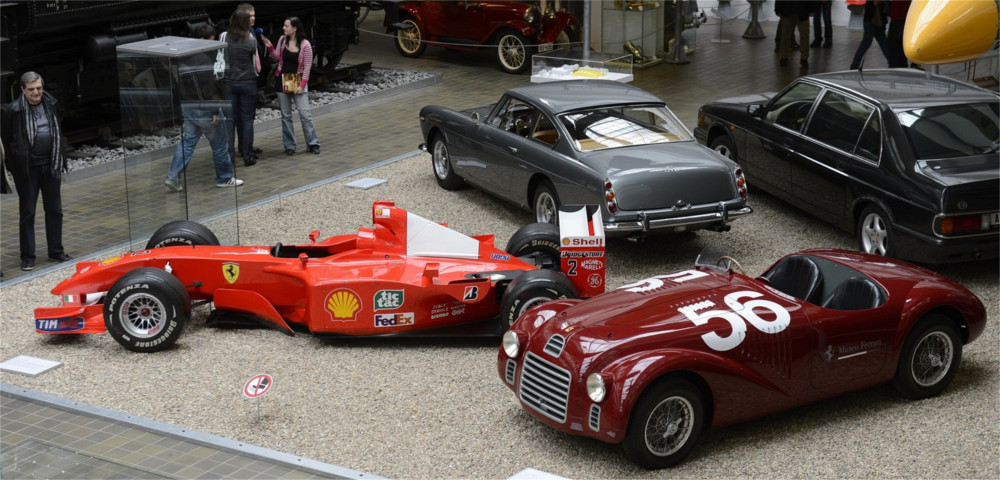 Vozy Ferrari v Národním technickém muzeu