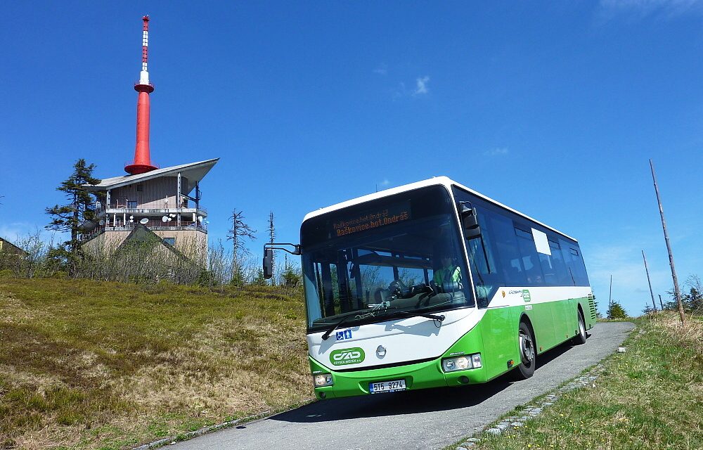 Rekreační autobus na Lysou horu