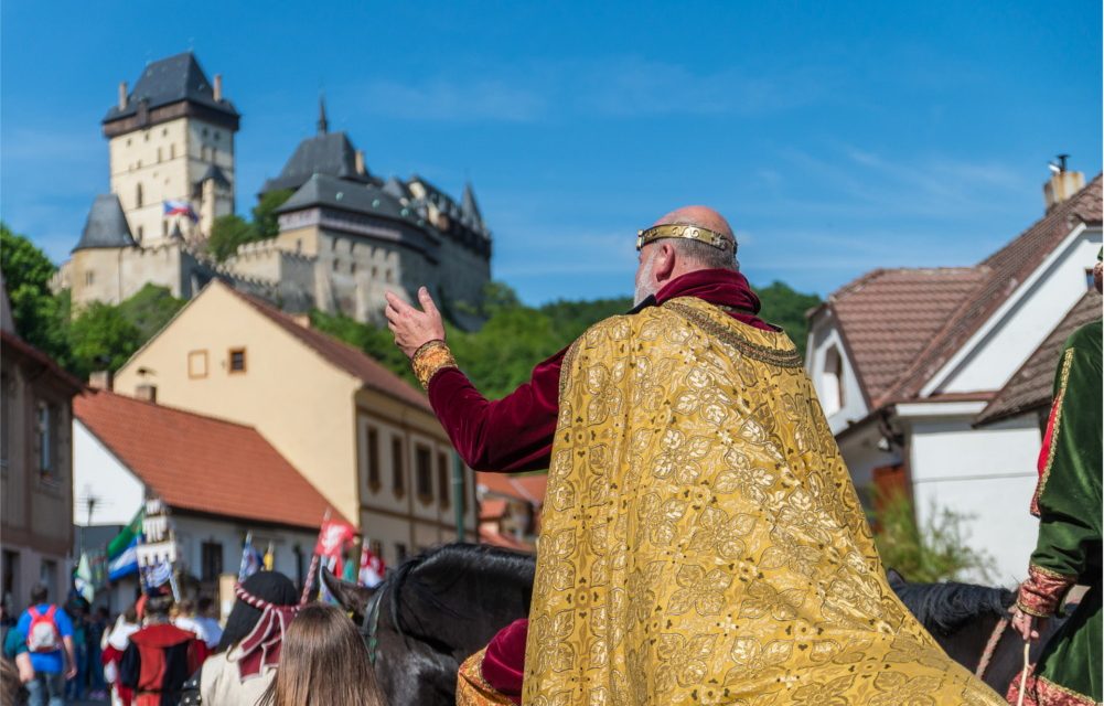 Královský průvod z Radotína na Karlštejn 2017