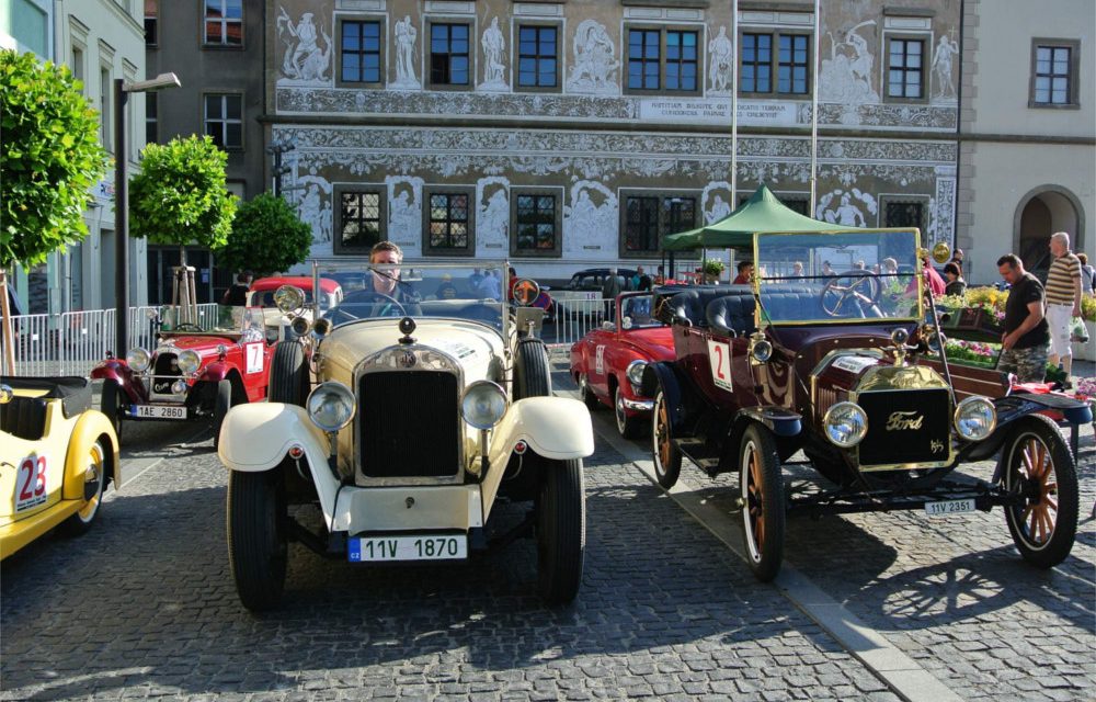 Oldtimer Bohemia Rally 2017 v Mladé Boleslavi