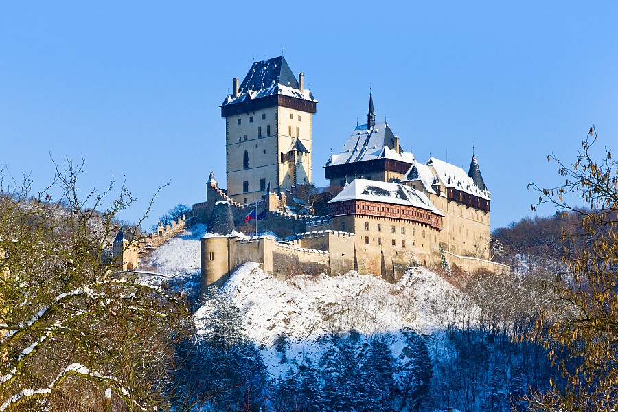 Zimní prohlídky hradu Karlštejn