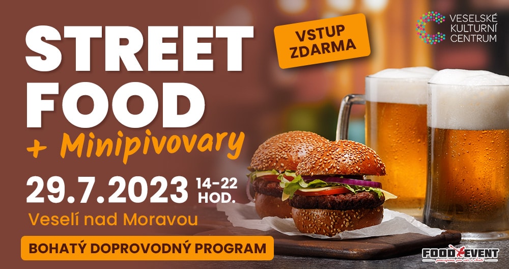 Street food a minipivovary ve Veselí nad Moravou