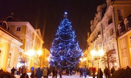 Rozsvícení vánočního stromu ve Františkových Lázních