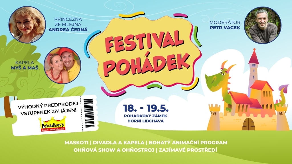 Festival Pohádek na Pohádkovém zámku v Horní Libchavě 2024