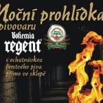 Noční prohlídky pivovaru Bohemia Regent