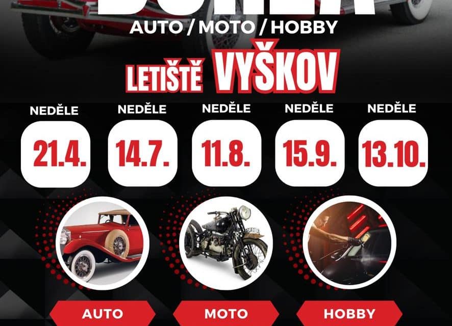 Auto, moto, hobby burza Vyškov