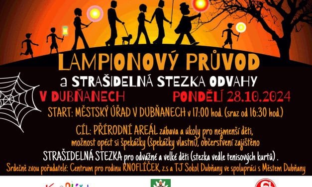 Lampionový průvod a strašidelná stezka v Dubňanech 2024