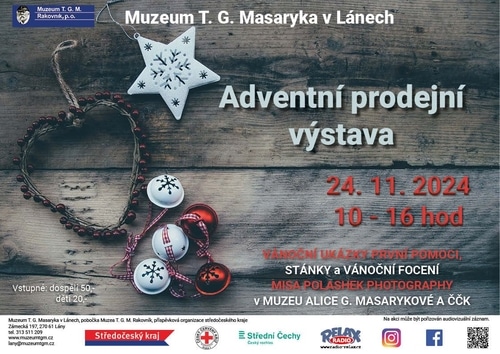 Adventní prodejní výstava v muzeu v Lánech