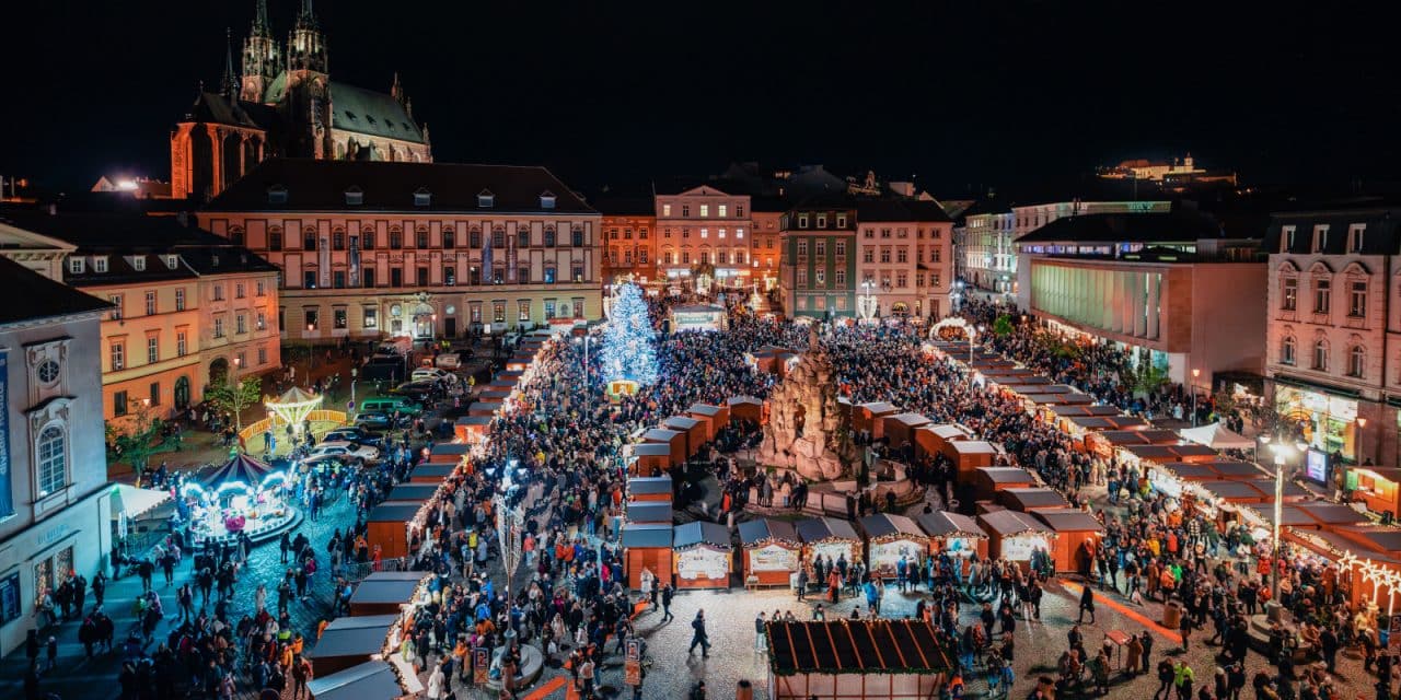 Rozsvícení vánočních stromů v Brně na Zelném trhu a na Moravském náměstí 2024